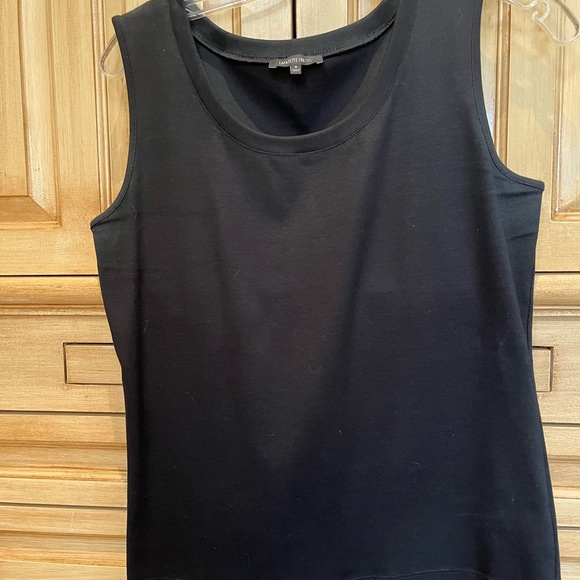 Lafayette 148 black sleeveless shell size S - Picture 1 of 3